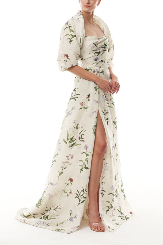 Gazar Bolero Maxi Dress