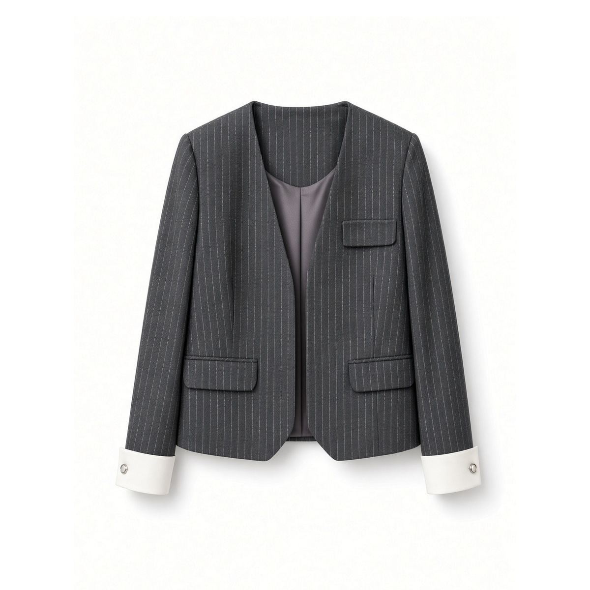 The Camille Pinstripe Set