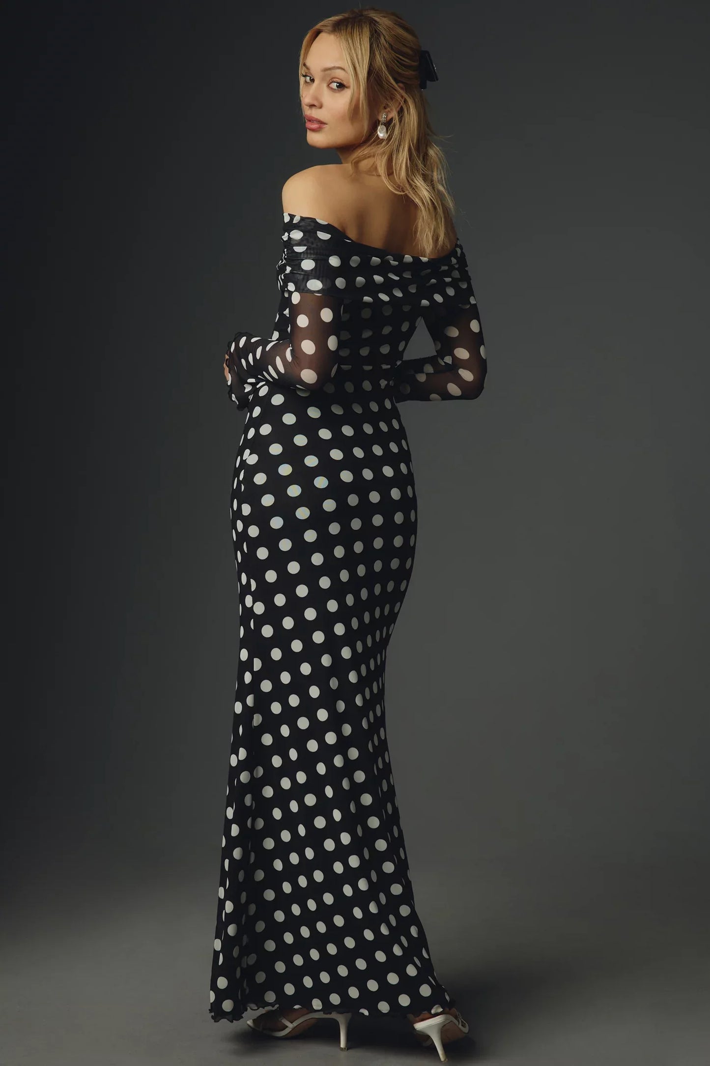 Polka Maxi Dress