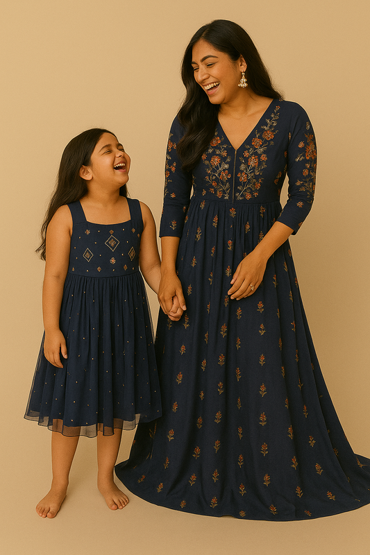 Heritage Bloom Anarkali Set