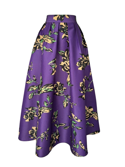 Violet Reverie Flare Skirt