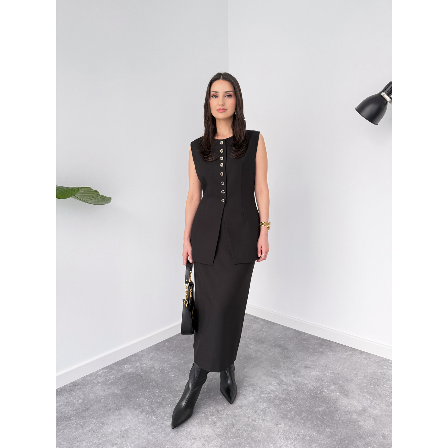 Lina Vest Skirt Set