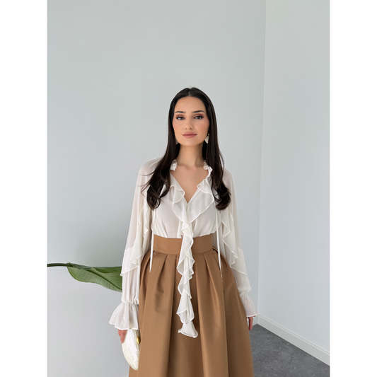Whisper Ruffle Blouse