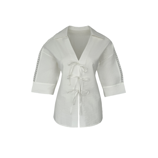 Coastal Tie-Front Top