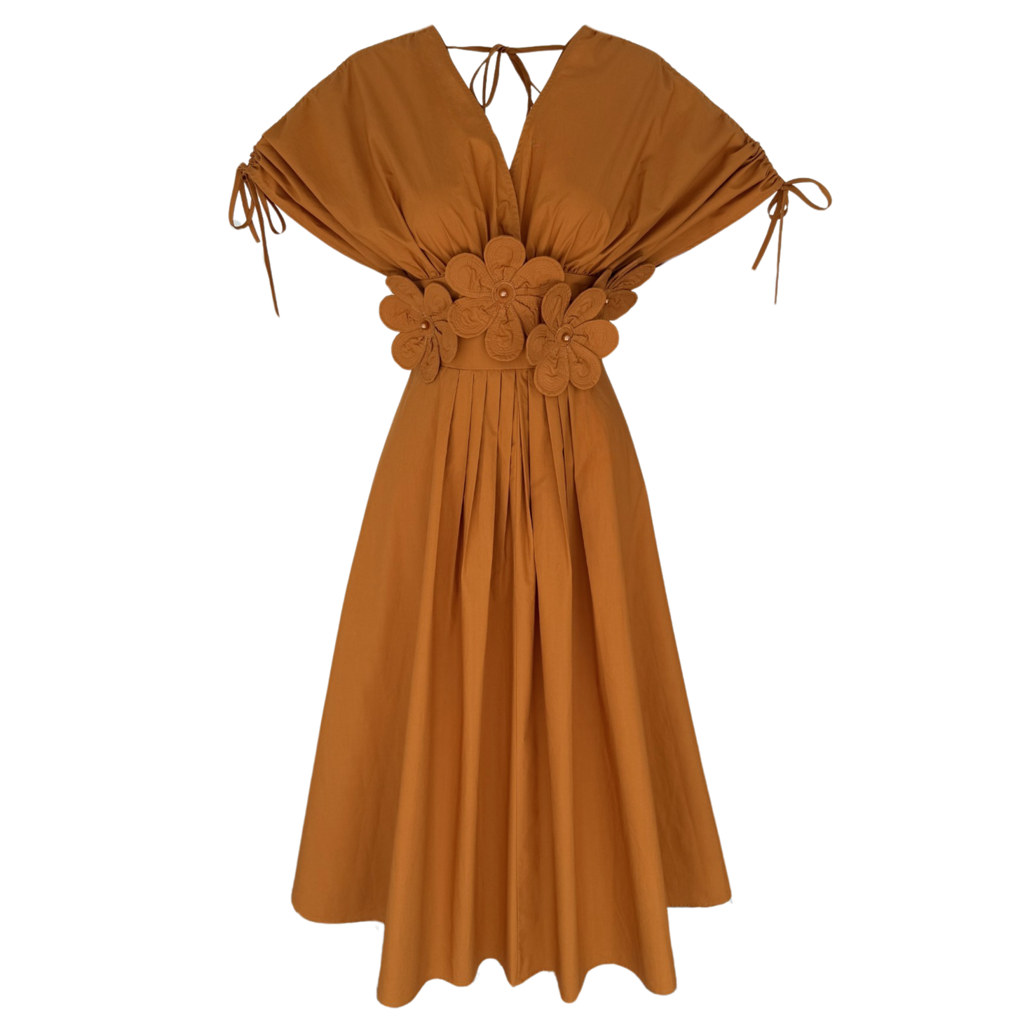Valeria Floral Appliqué Dress