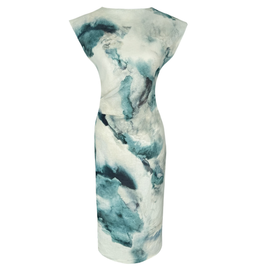 Watercolor Midi Dress