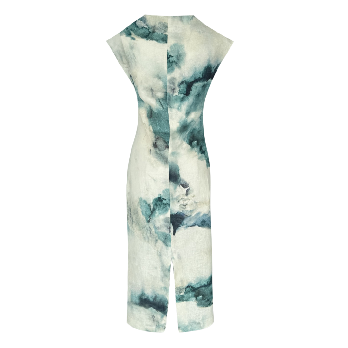 Watercolor Midi Dress
