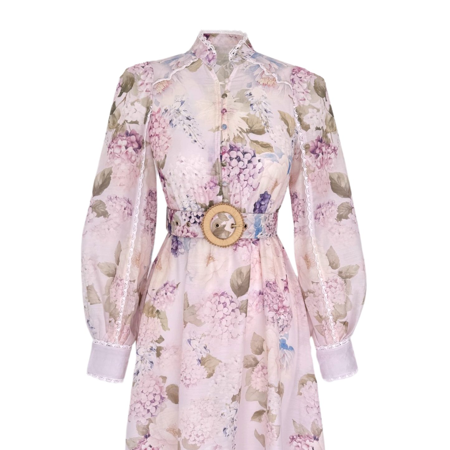 Whisper Floral Belted Dress