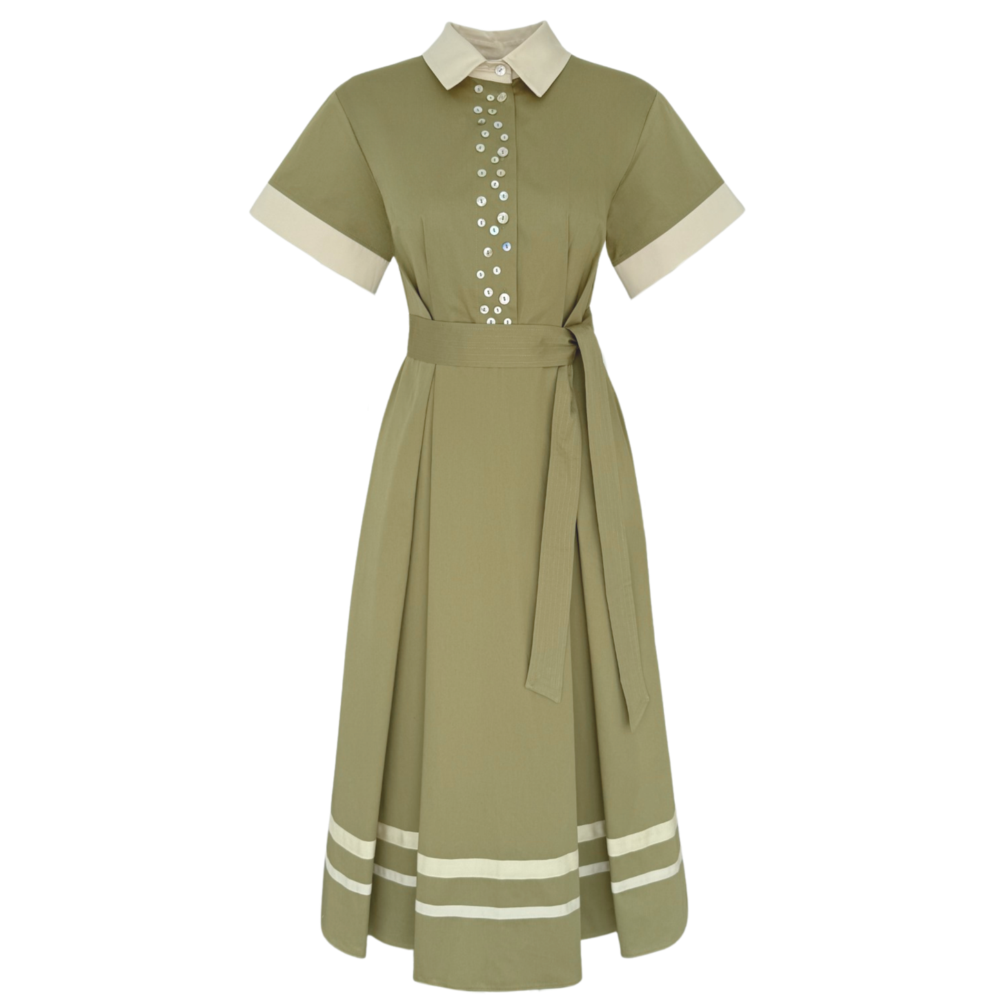 Modline Belted Midi Dress
