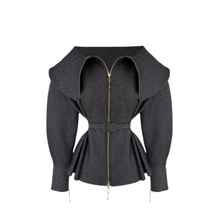 Aurora Zip Peplum Set