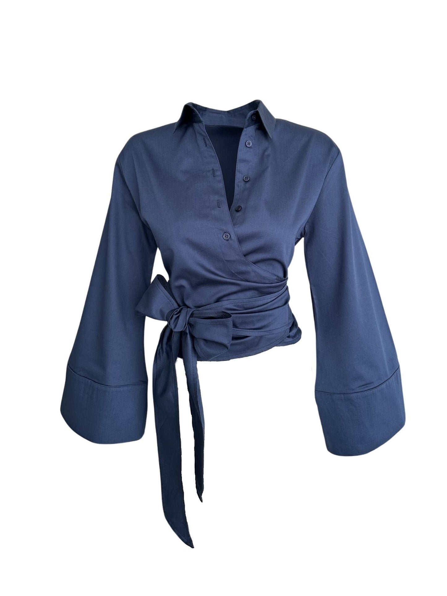 Velora Wrap Tie Shirt