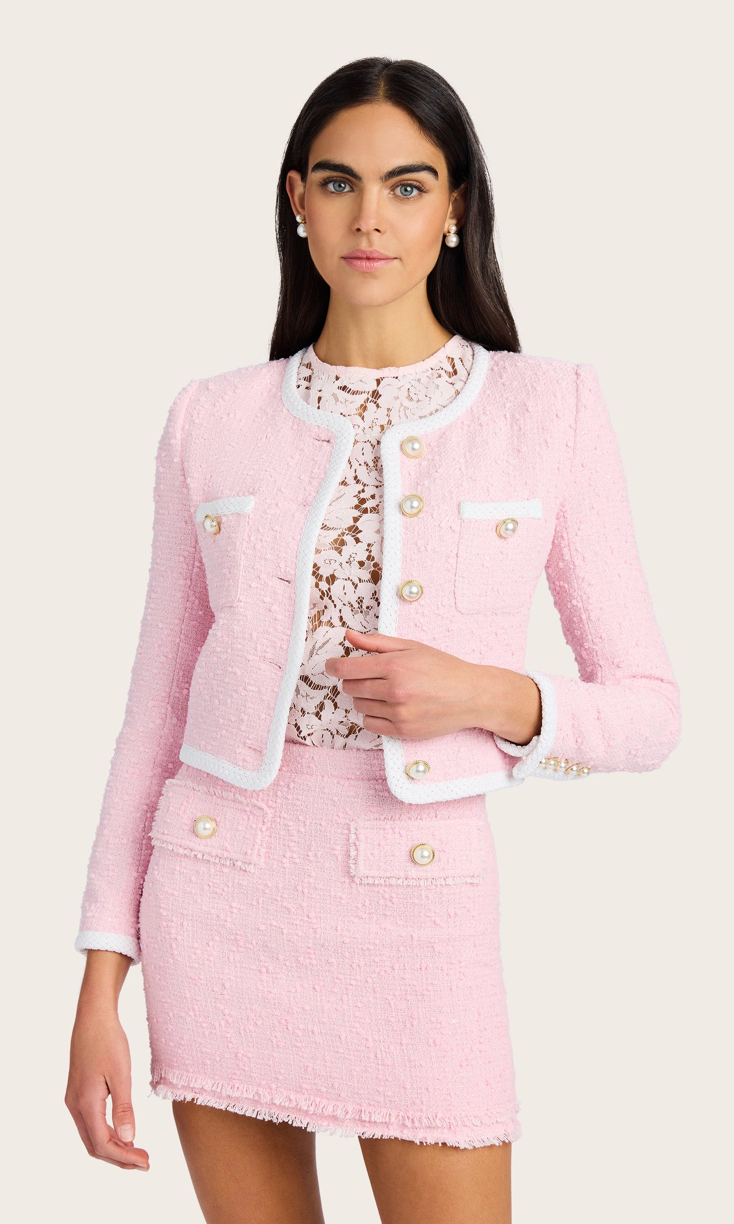 Pearl Grace Tweed Set