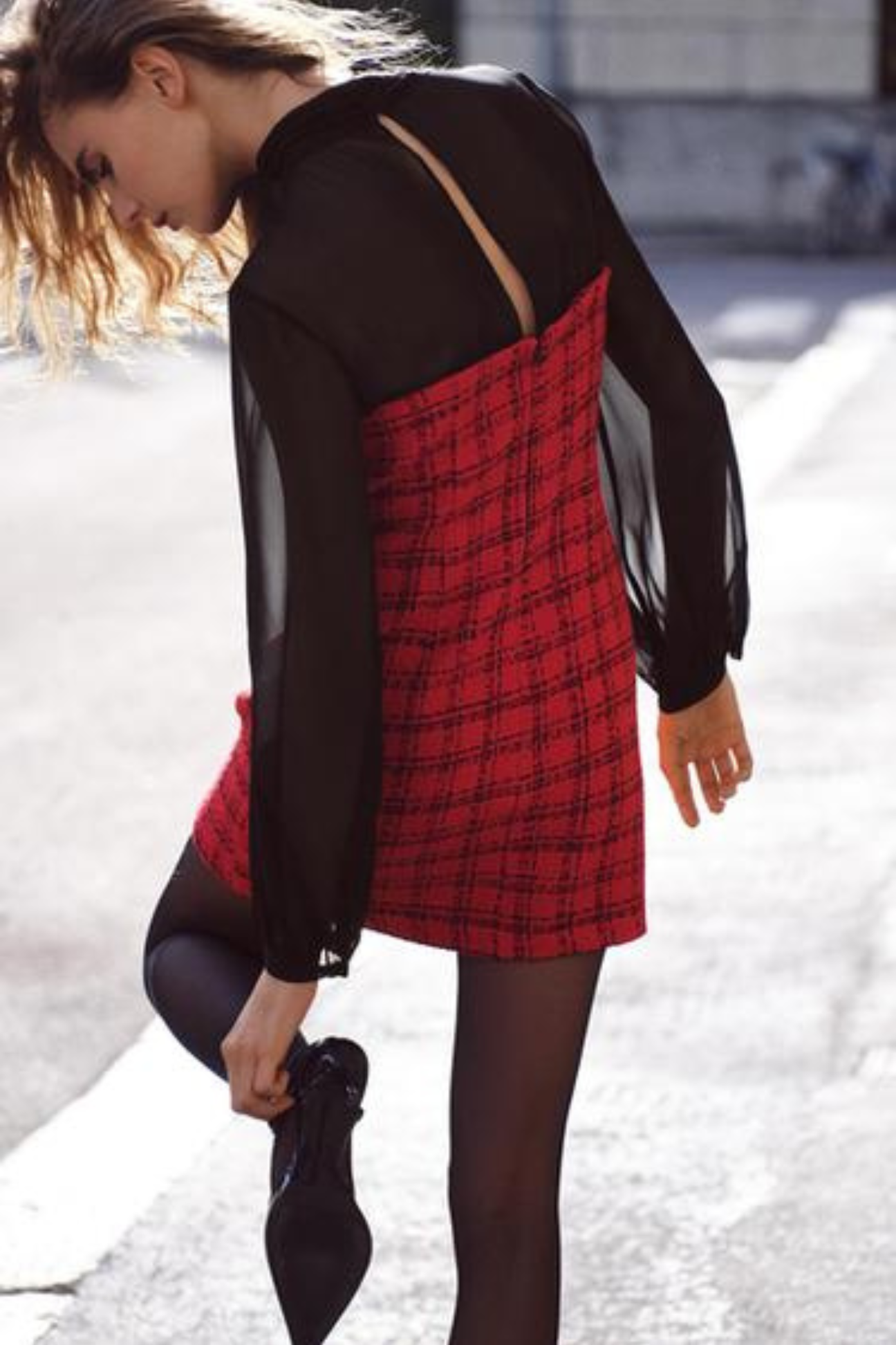 Textured Harmony Dress