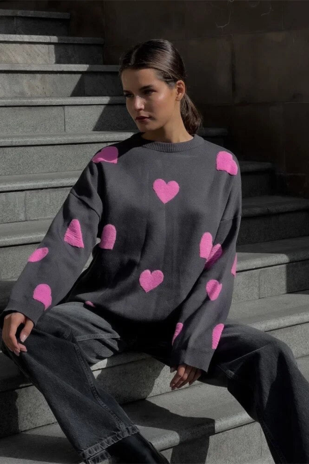 Heartfelt Winter Top