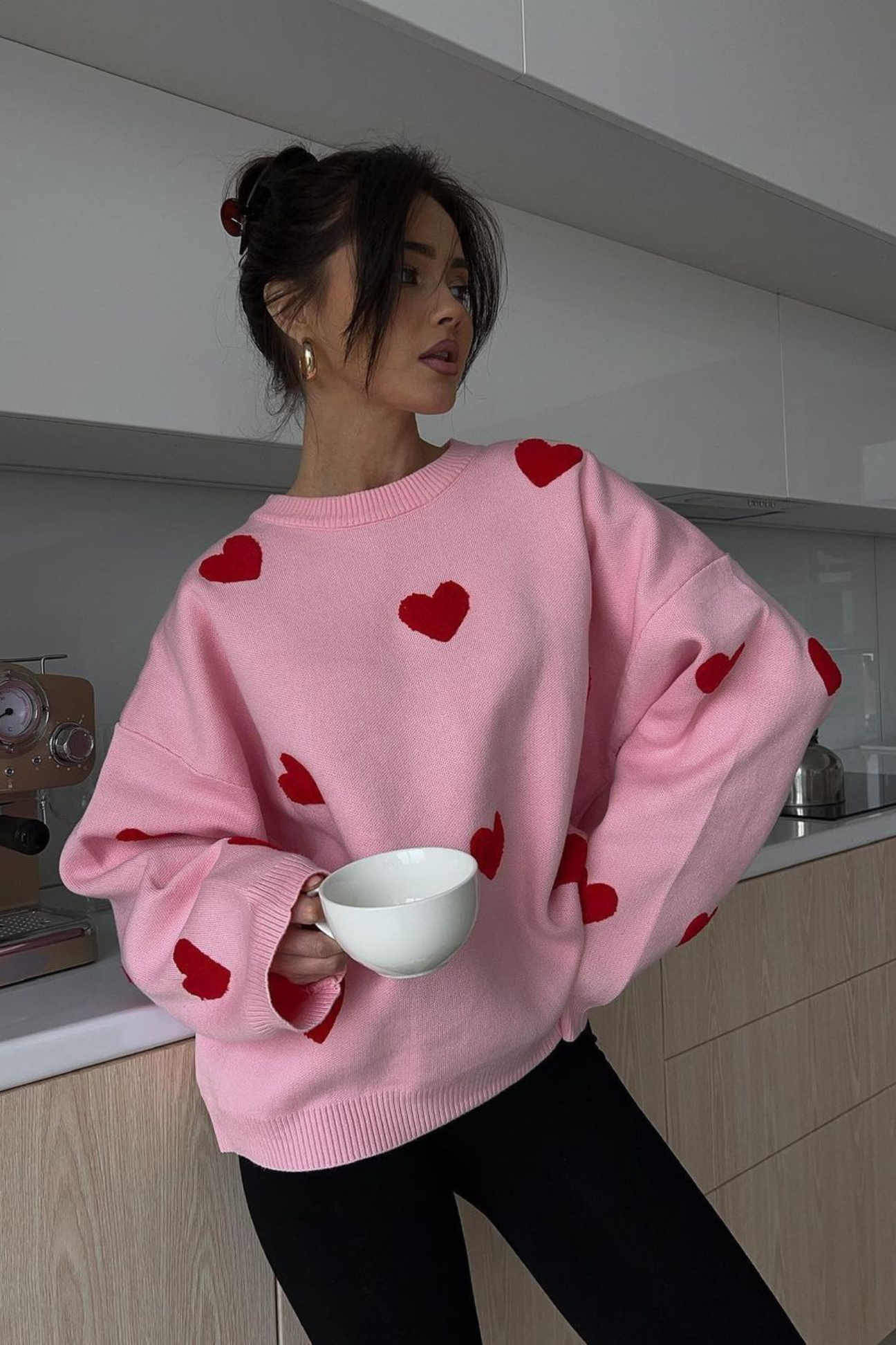 Heartfelt Winter Top