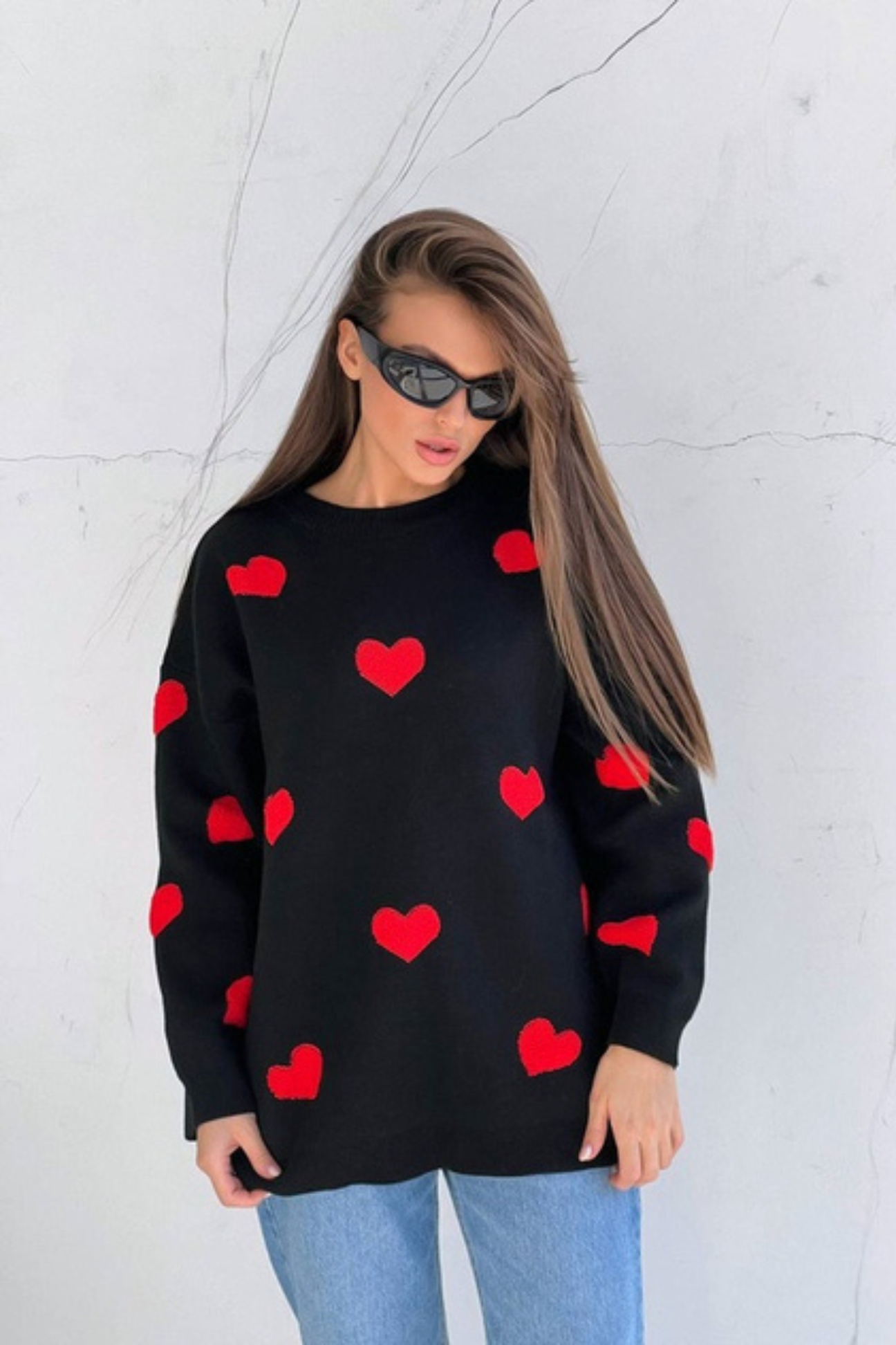 Heartfelt Winter Top