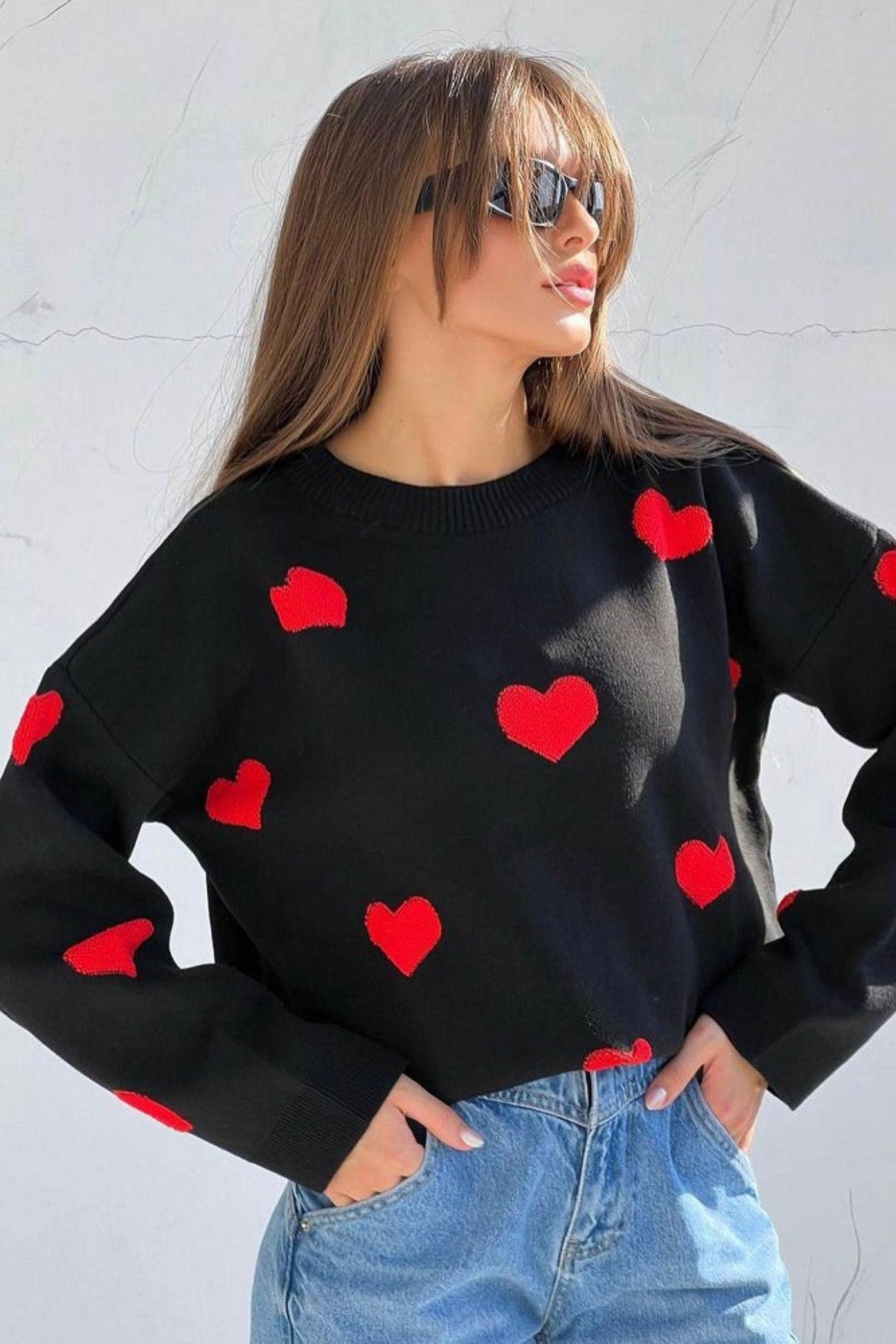 Heartfelt Winter Top