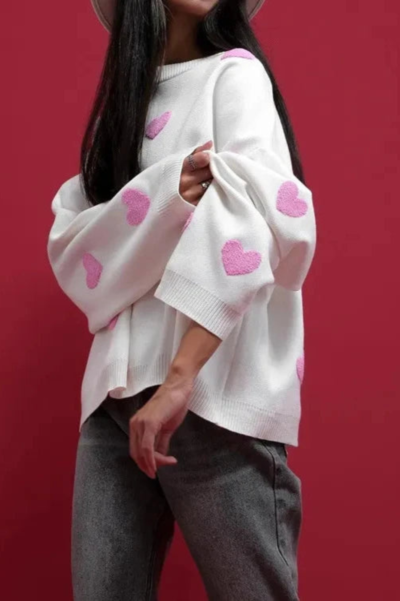 Heartfelt Winter Top