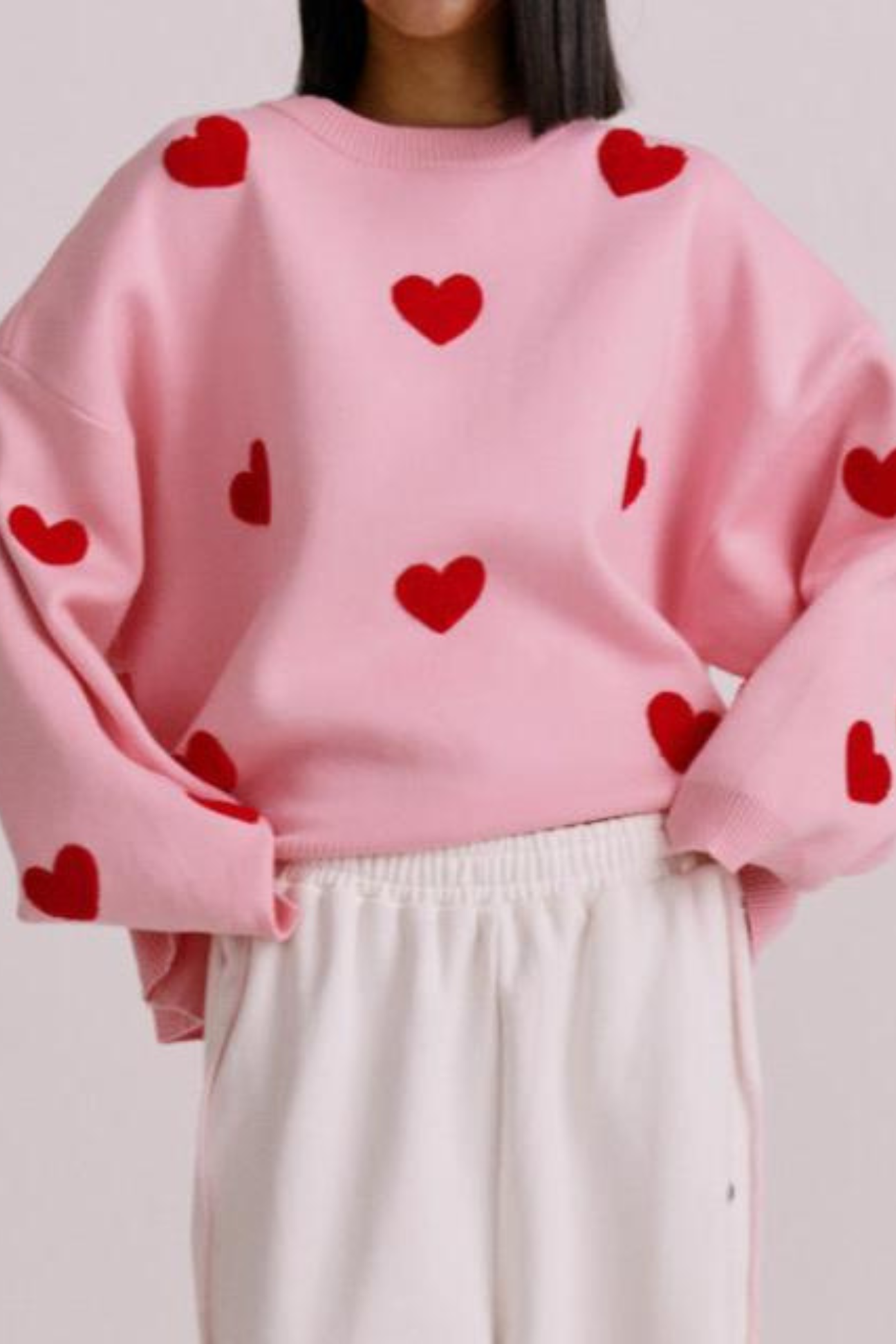 Heartfelt Winter Top