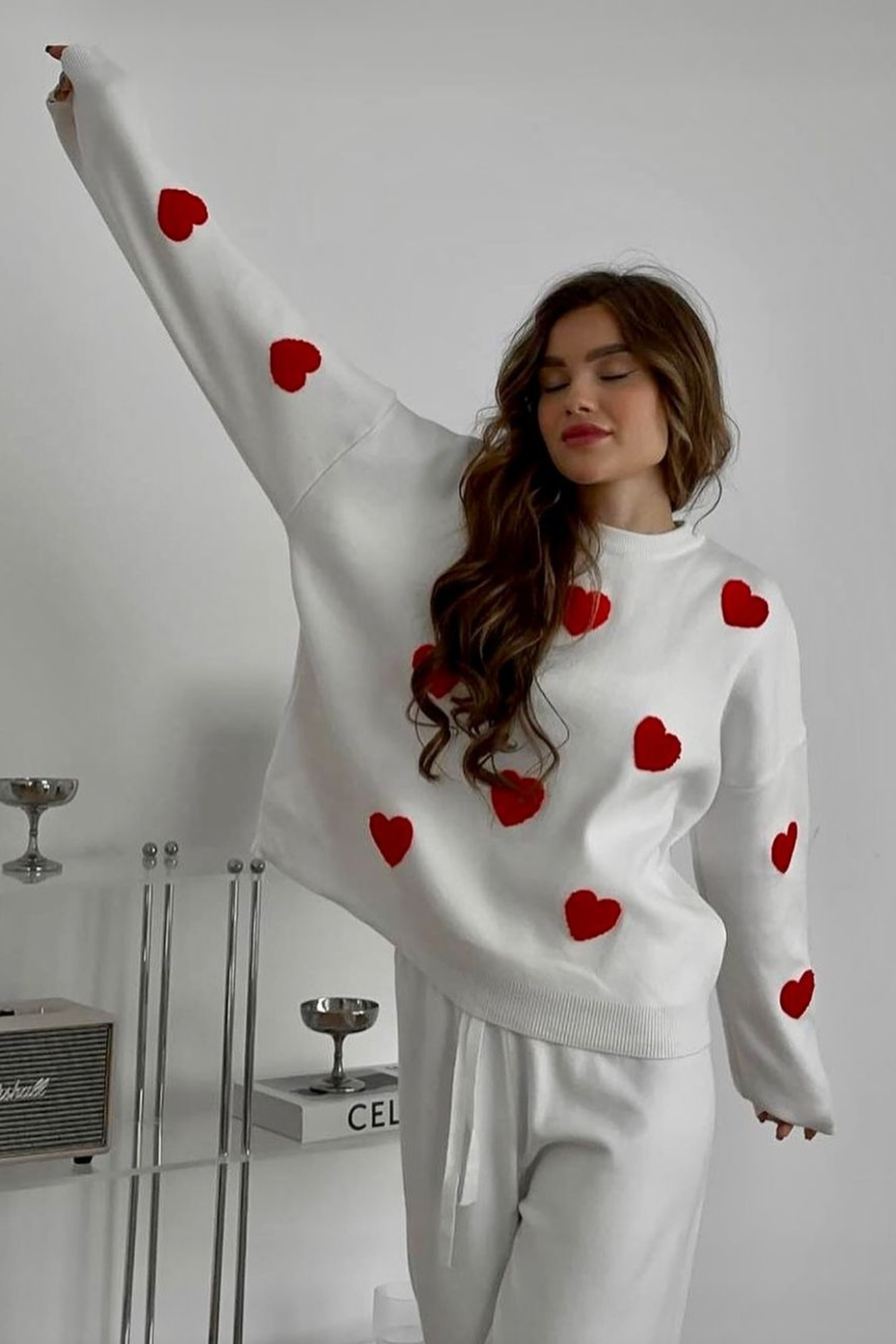 Heartfelt Winter Top