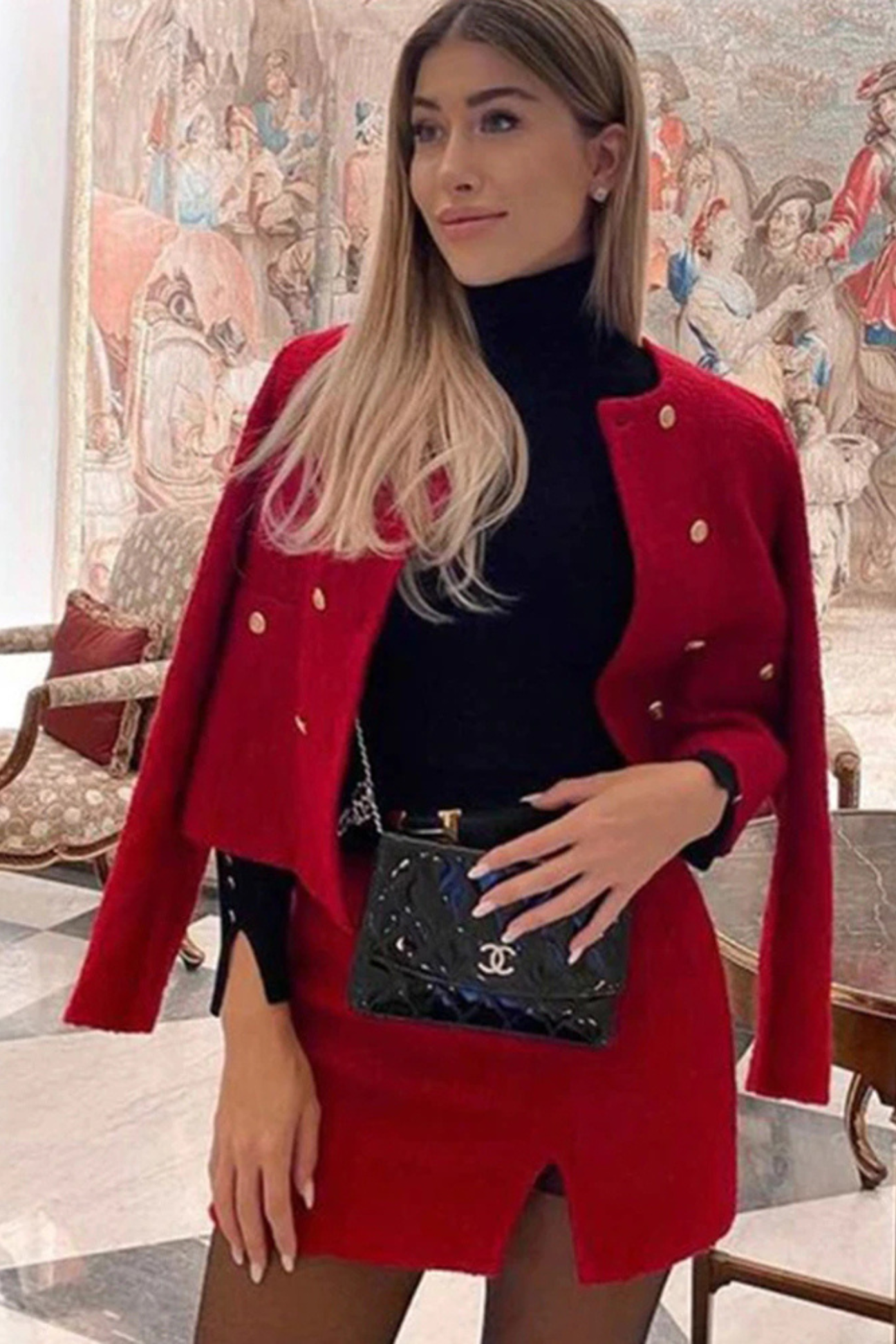 Crimson Chic Co-Ord Set