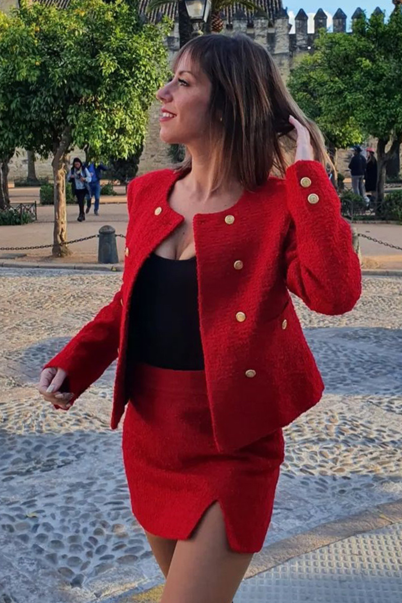 Crimson Chic Co-Ord Set