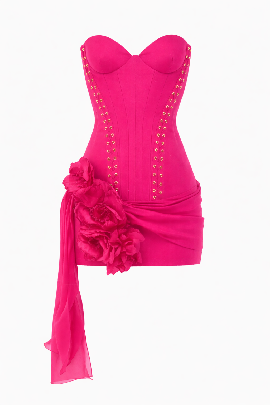 Midnight Corset Bloom Dress