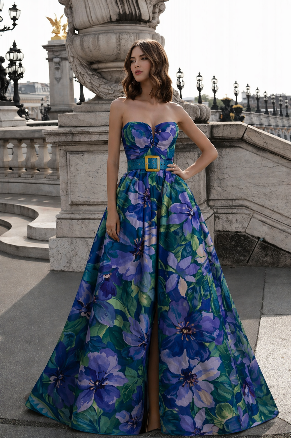 Azure Jardin Gown