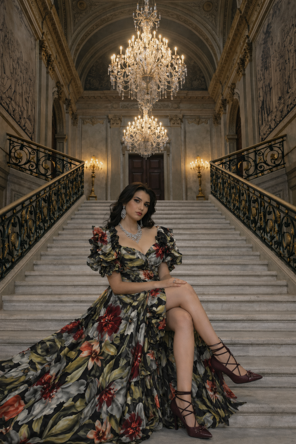 Obsidian Garden Gown