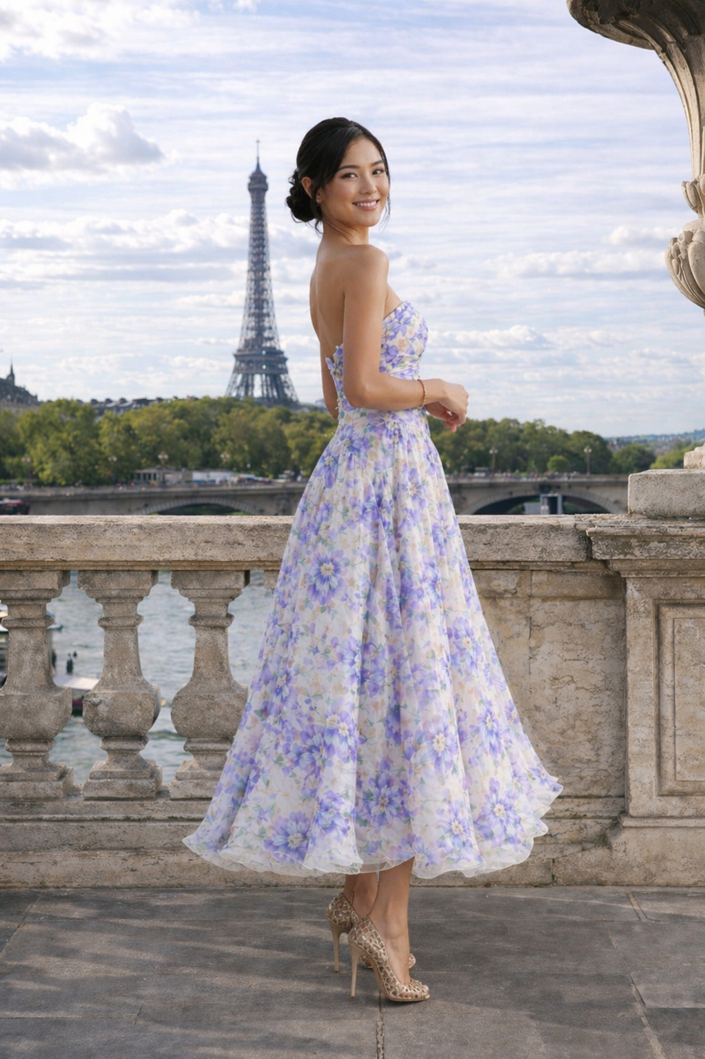 Parisian Lavender Muse Dress