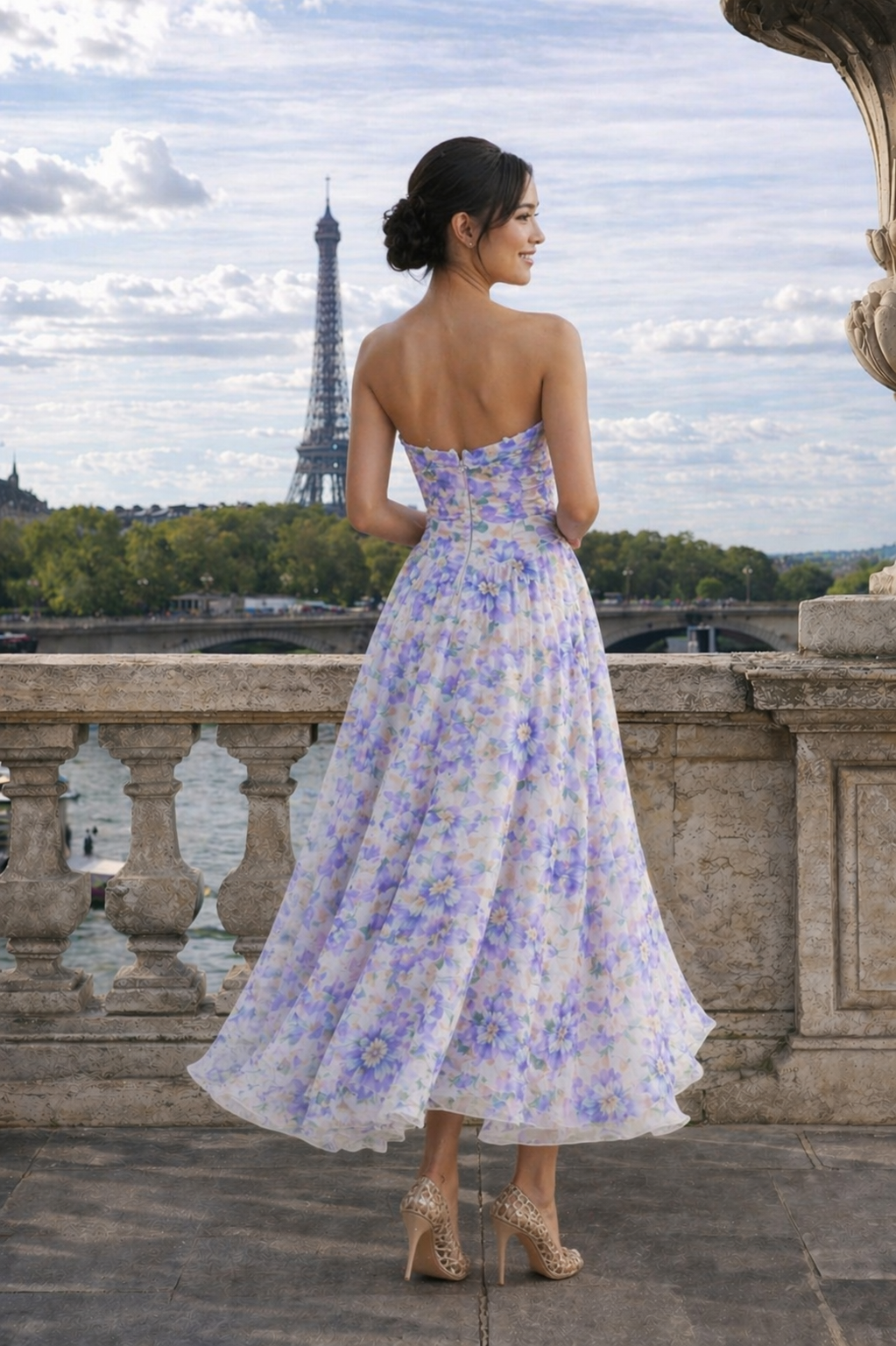 Parisian Lavender Muse Dress