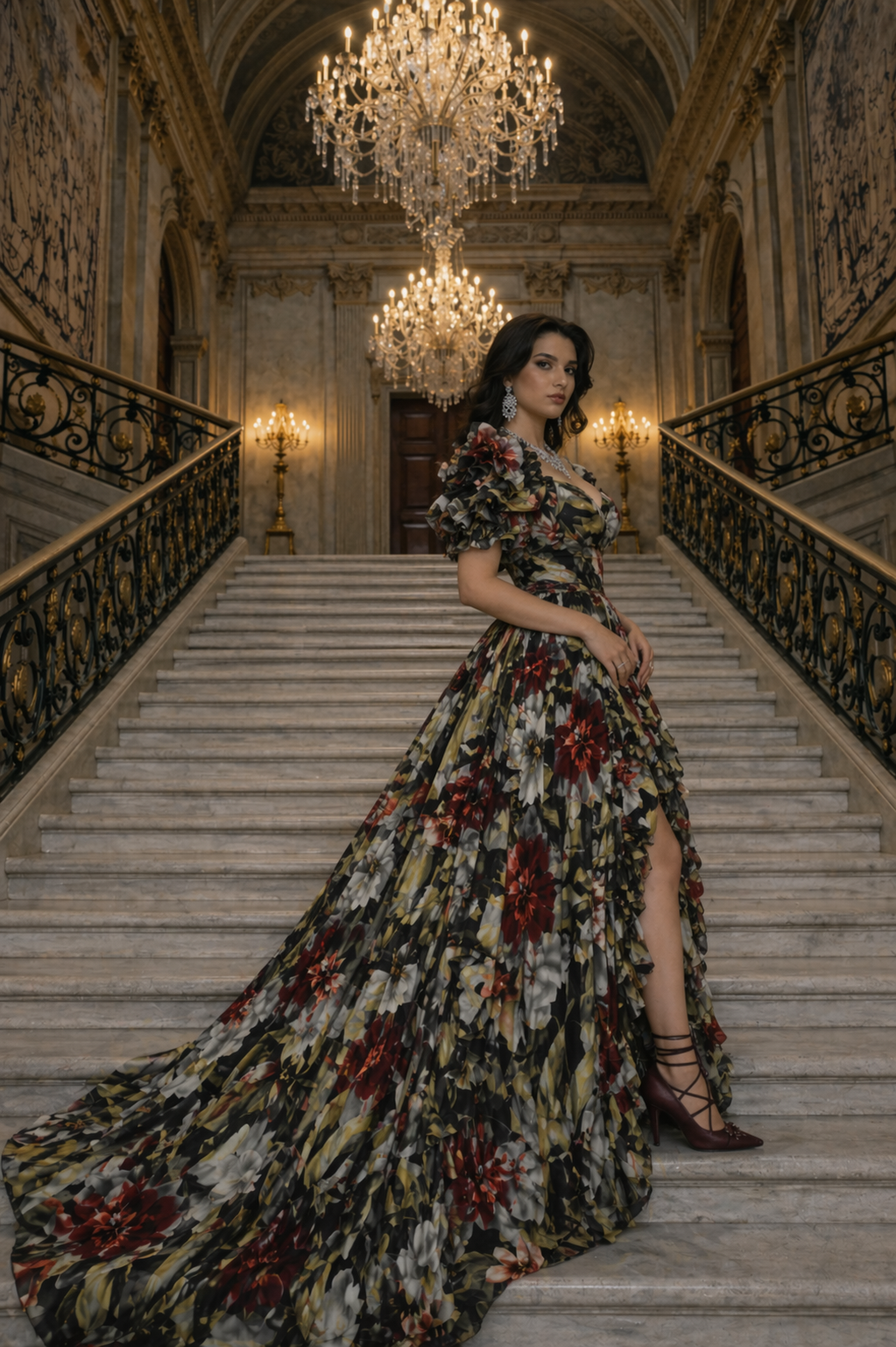 Obsidian Garden Gown