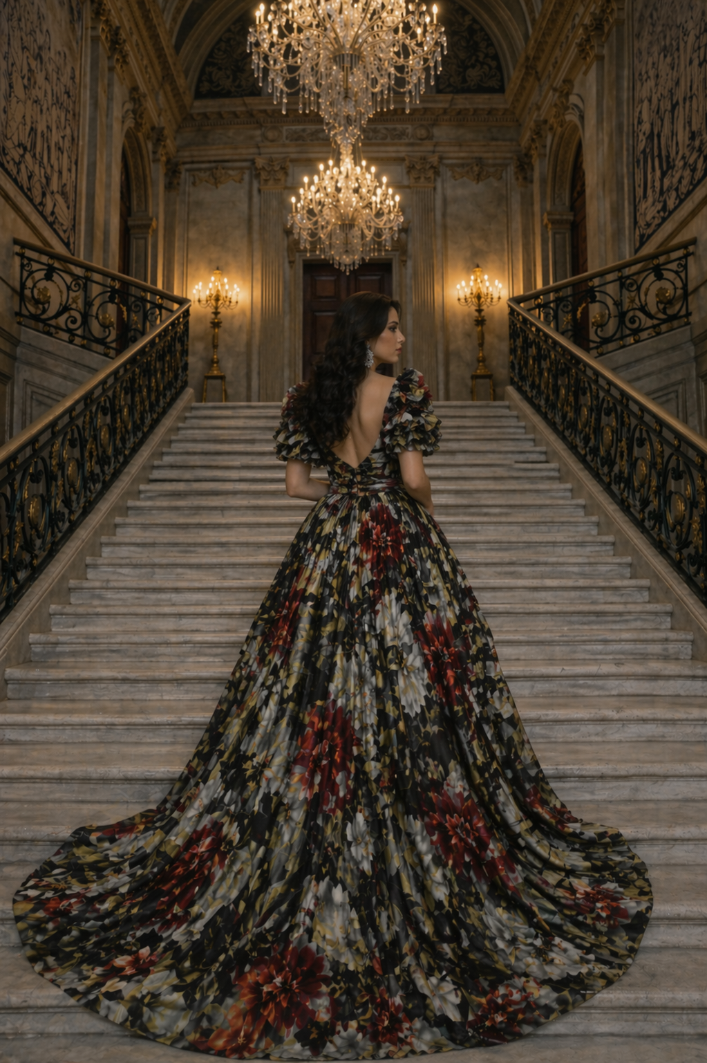 Obsidian Garden Gown