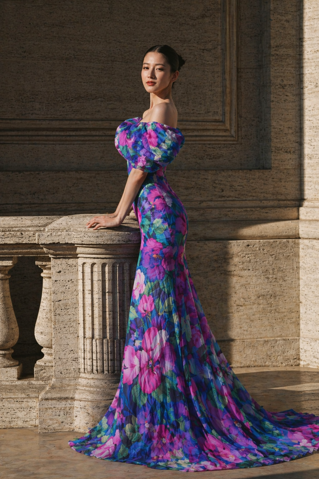 Violet Élan Mermaid Gown