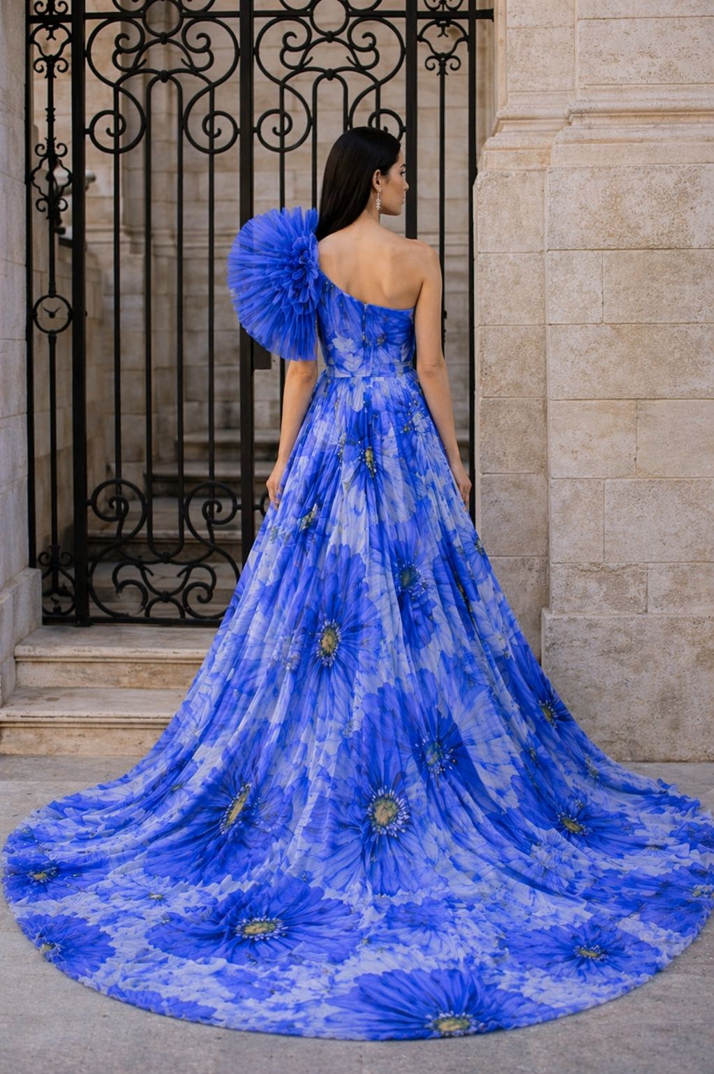 Azure Fantasy Gala Gown