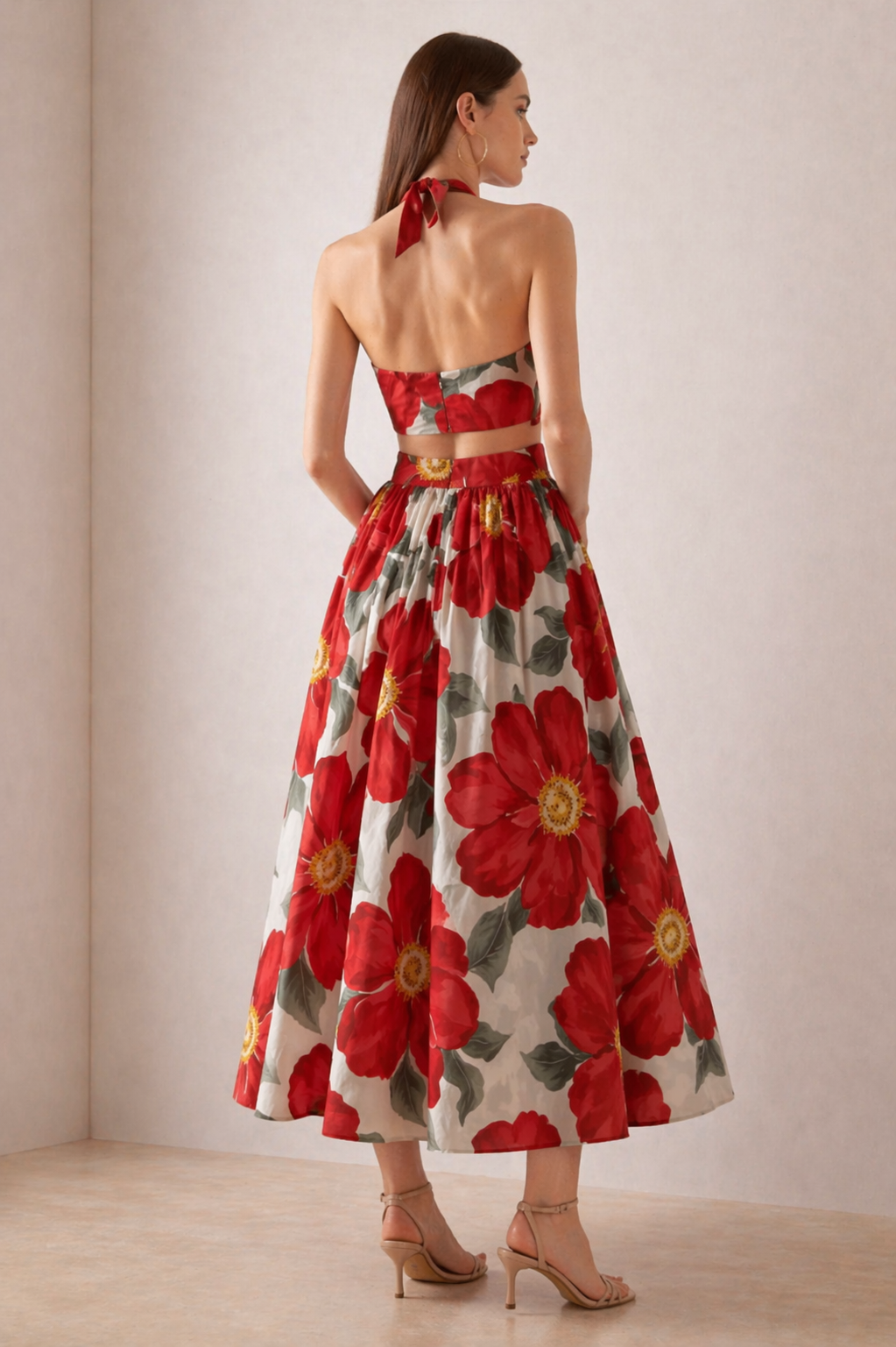 Scarlet Bloom Co-Ord Set