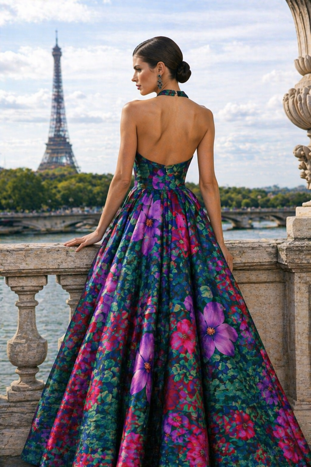 Éclat Halter Dress