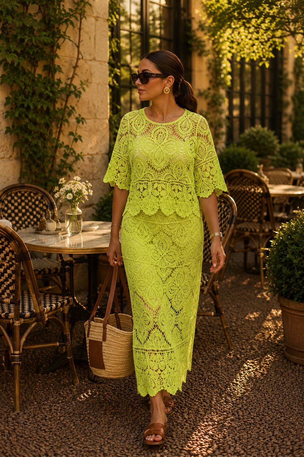 Limoncello Lace Set