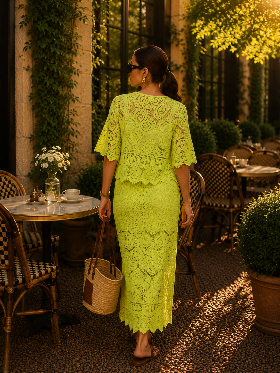 Limoncello Lace Set