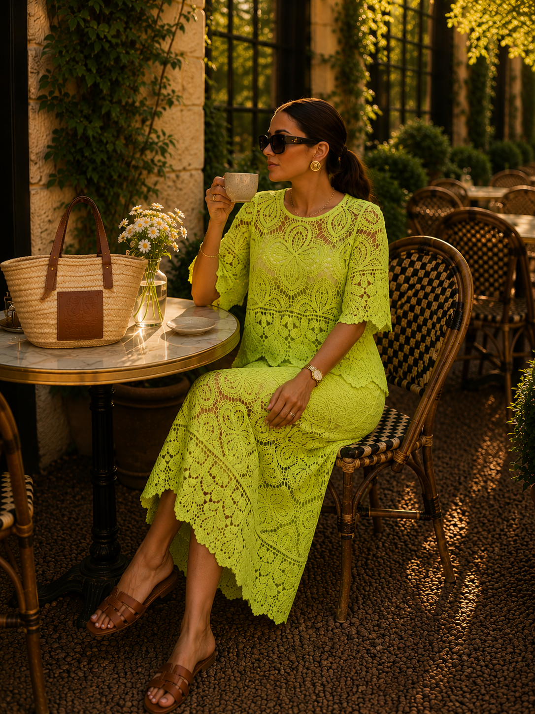 Limoncello Lace Set