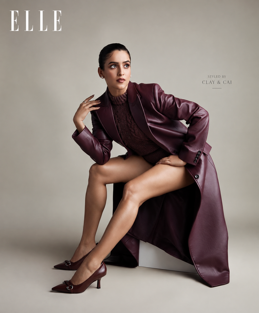 The Celeste Leather Coat