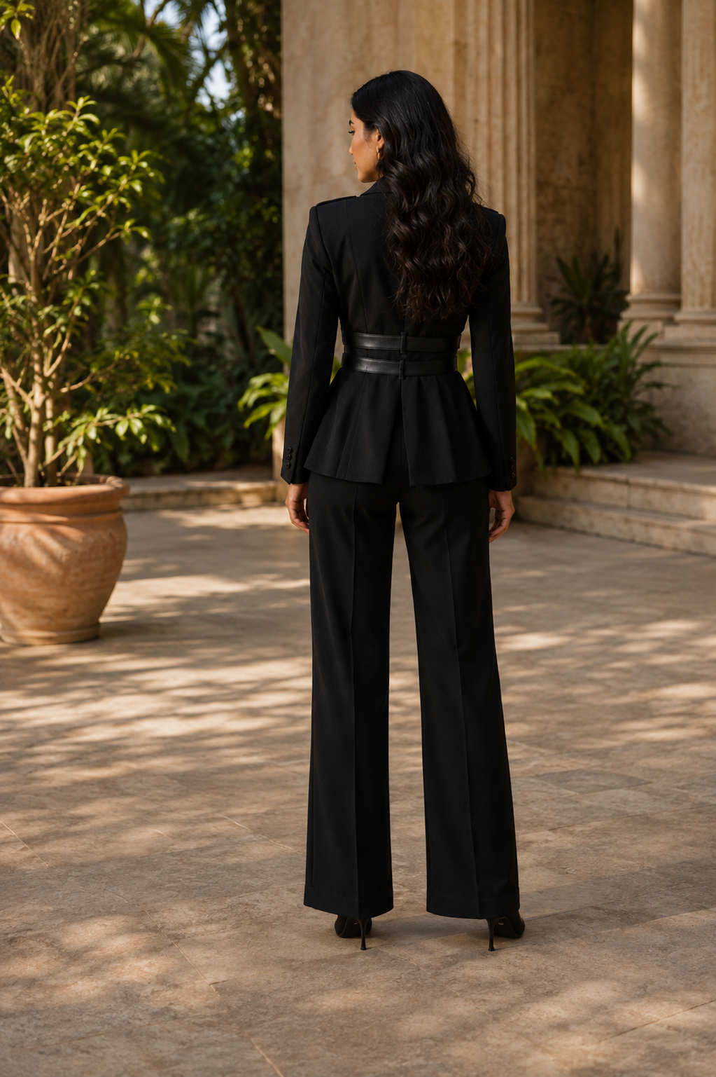 Structured Belted Jacket