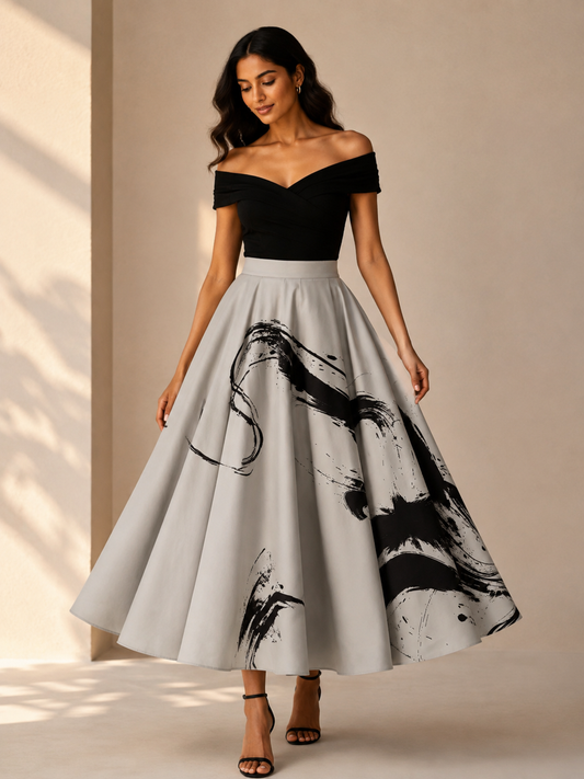 Inkflow Statement Skirt