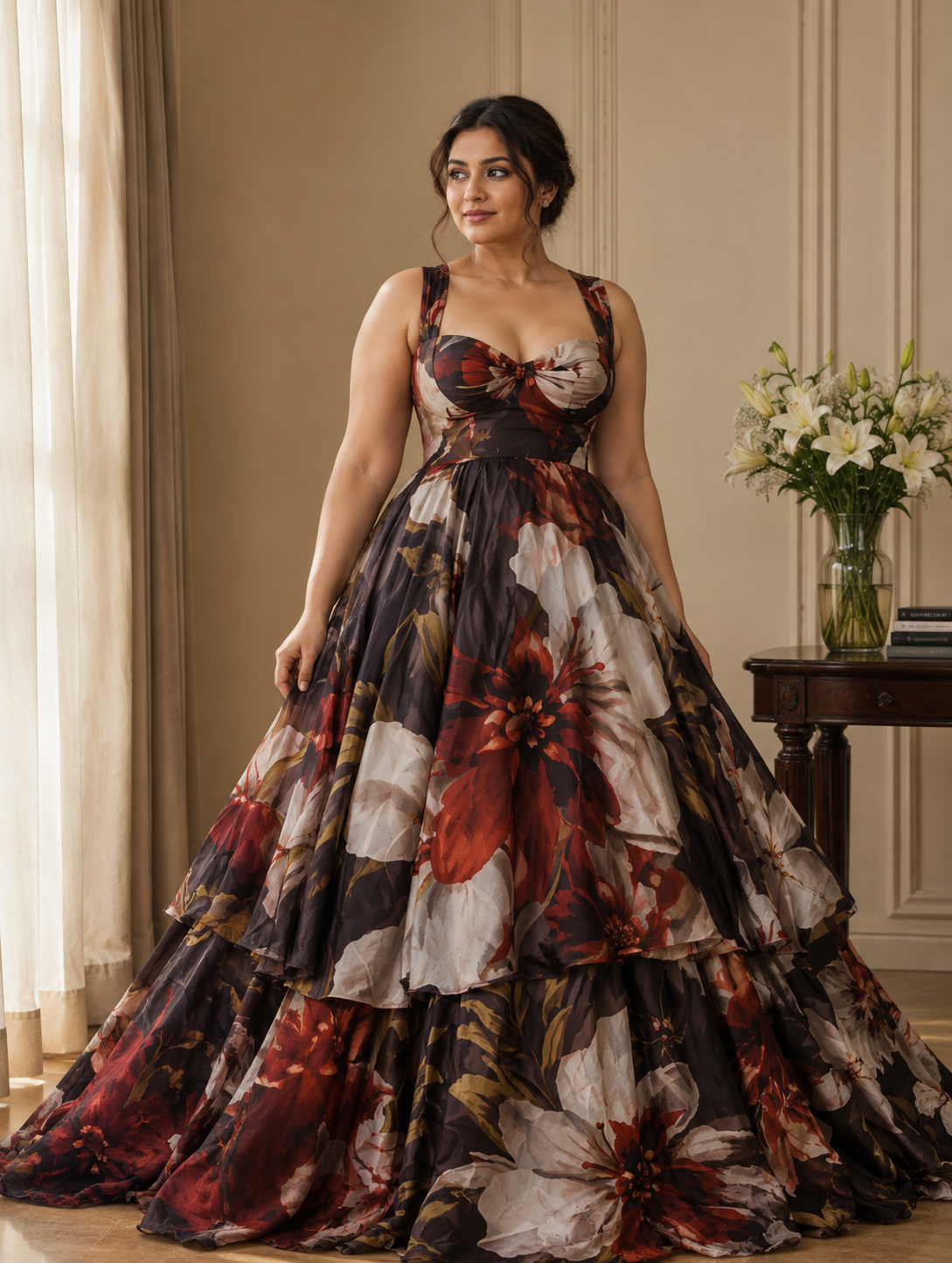 Crimson Opéra Ball Gown