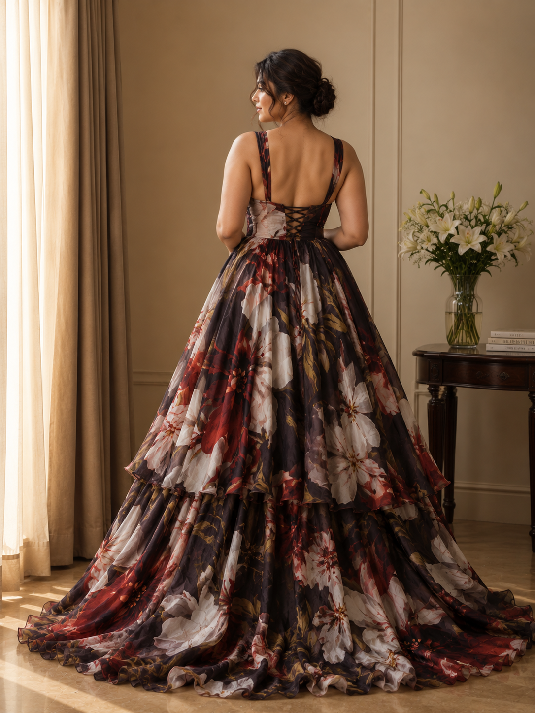 Crimson Opéra Ball Gown