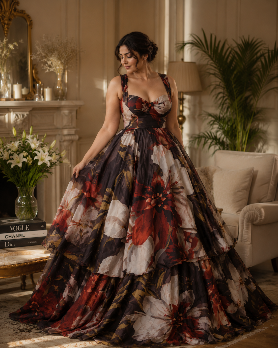 Crimson Opéra Ball Gown
