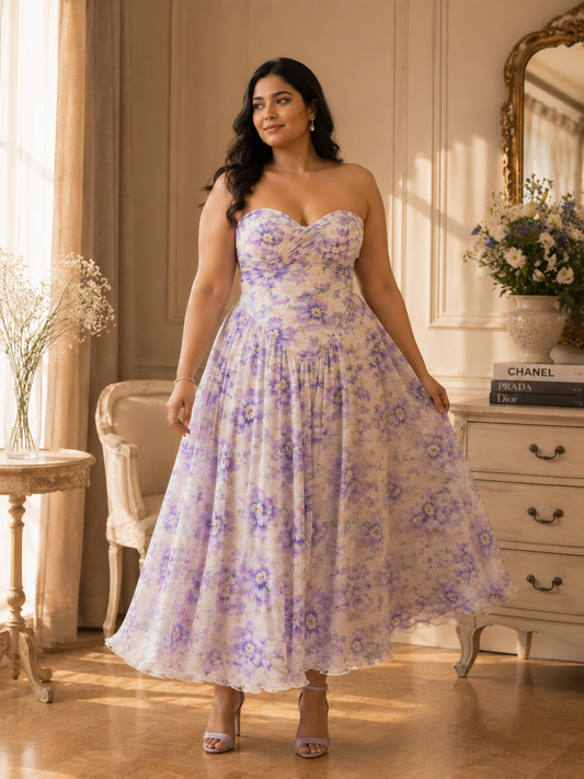 Parisian Lavender Muse Dress