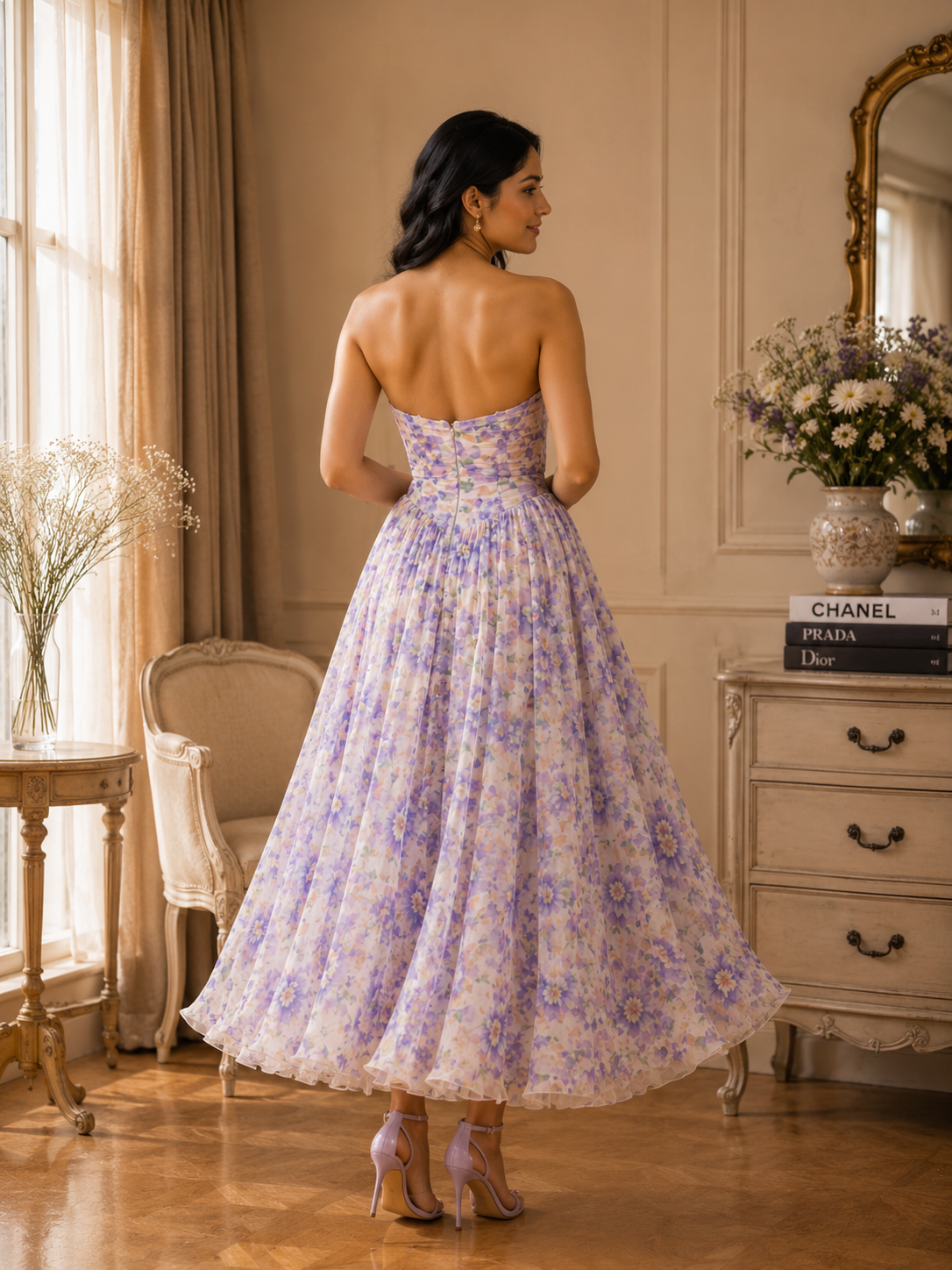 Parisian Lavender Muse Dress