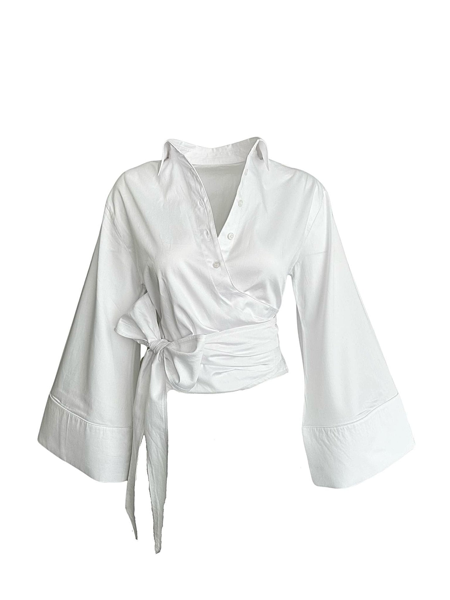 Velora Wrap Tie Shirt