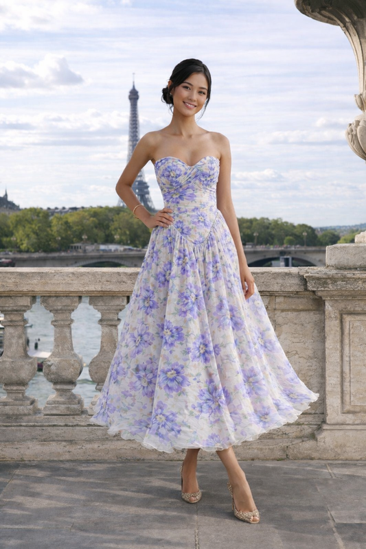 Parisian Lavender Muse Dress